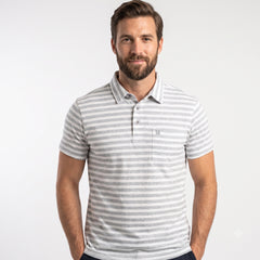 Skyline Striped Half Sleeve Polo T-Shirt