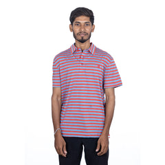 Skyline Striped Half Sleeve Polo T-Shirt