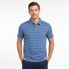 Skyline Striped Half Sleeve Polo T-Shirt