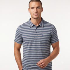 Skyline Striped Half Sleeve Polo T-Shirt