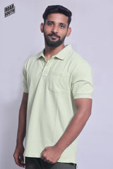 Pocket Lycra Polo T-shirts