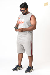 Sleeveless T-Shirt with Shorts