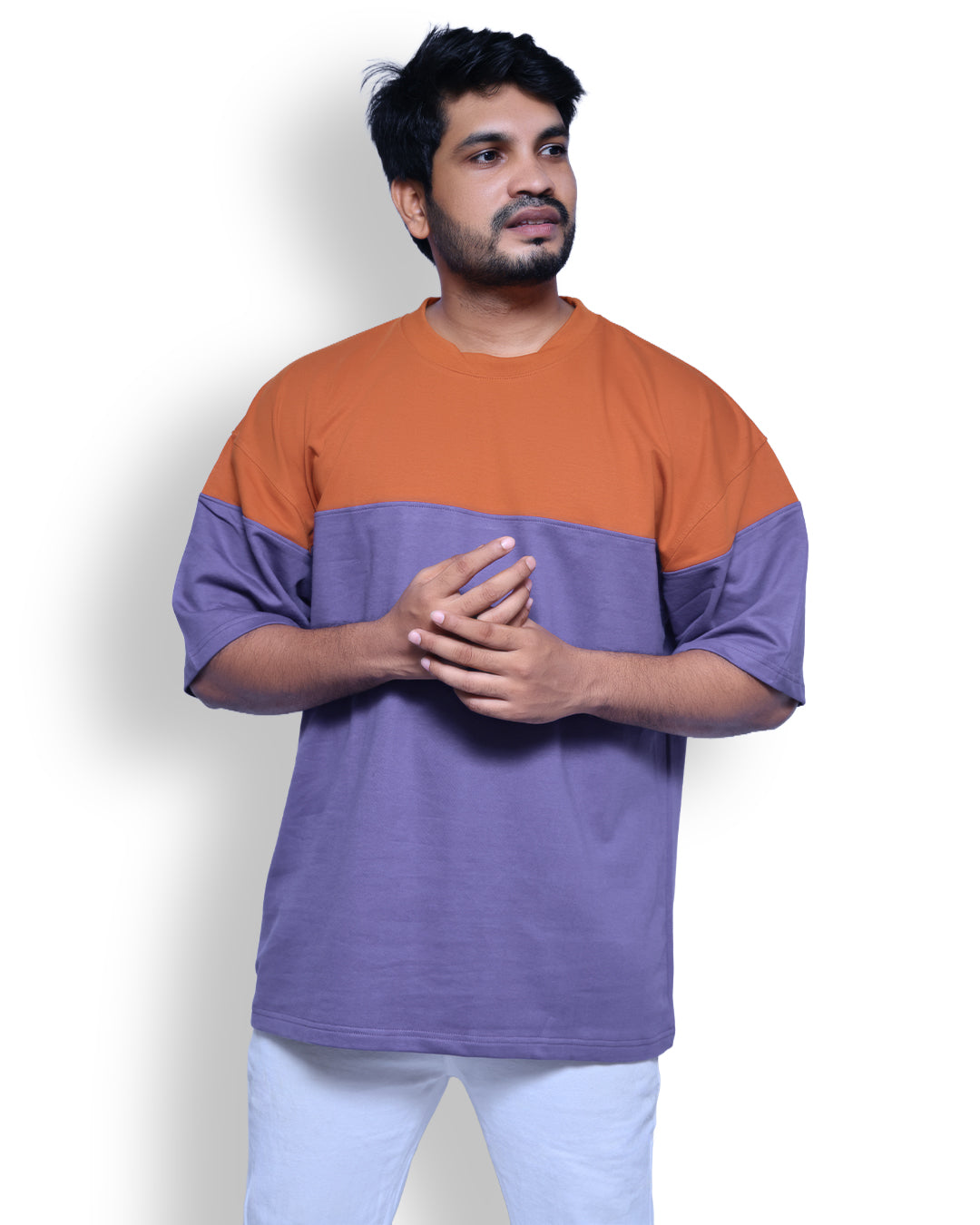 Superb Cut and Sew Drop Shoulder T-Shirt