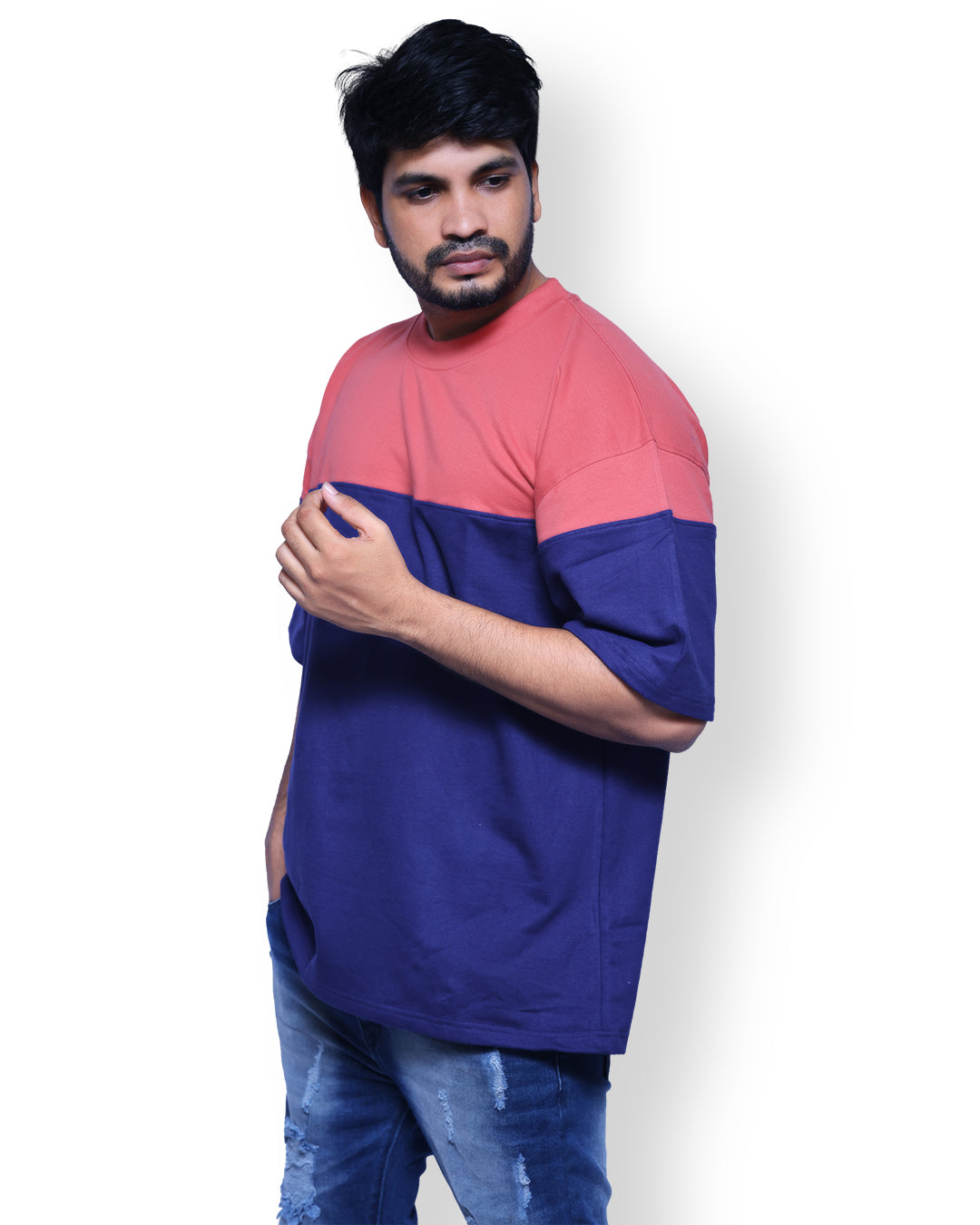 Superb Cut and Sew Drop Shoulder T-Shirt