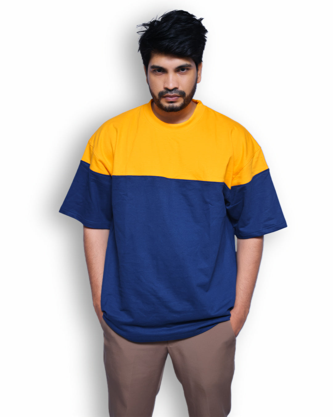 Superb Cut and Sew Drop Shoulder T-Shirt