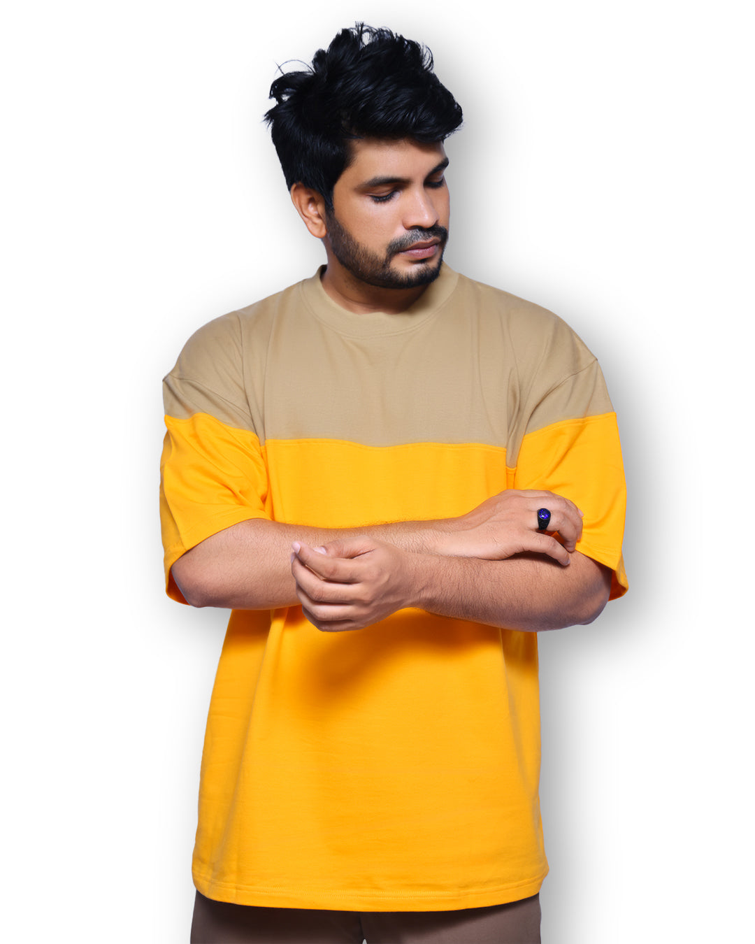 Superb Cut and Sew Drop Shoulder T-Shirt