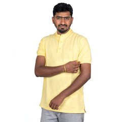 Classic Mandarin Collar T-Shirt