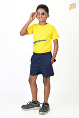 Bright Boy Kids T-shirt with Shorts BEACH GLASS