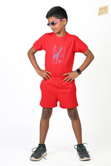 Bright Boy Kids T-shirt with Shorts BEACH GLASS