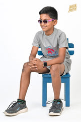 Bright Boy Kids T-shirt with Shorts BEACH GLASS