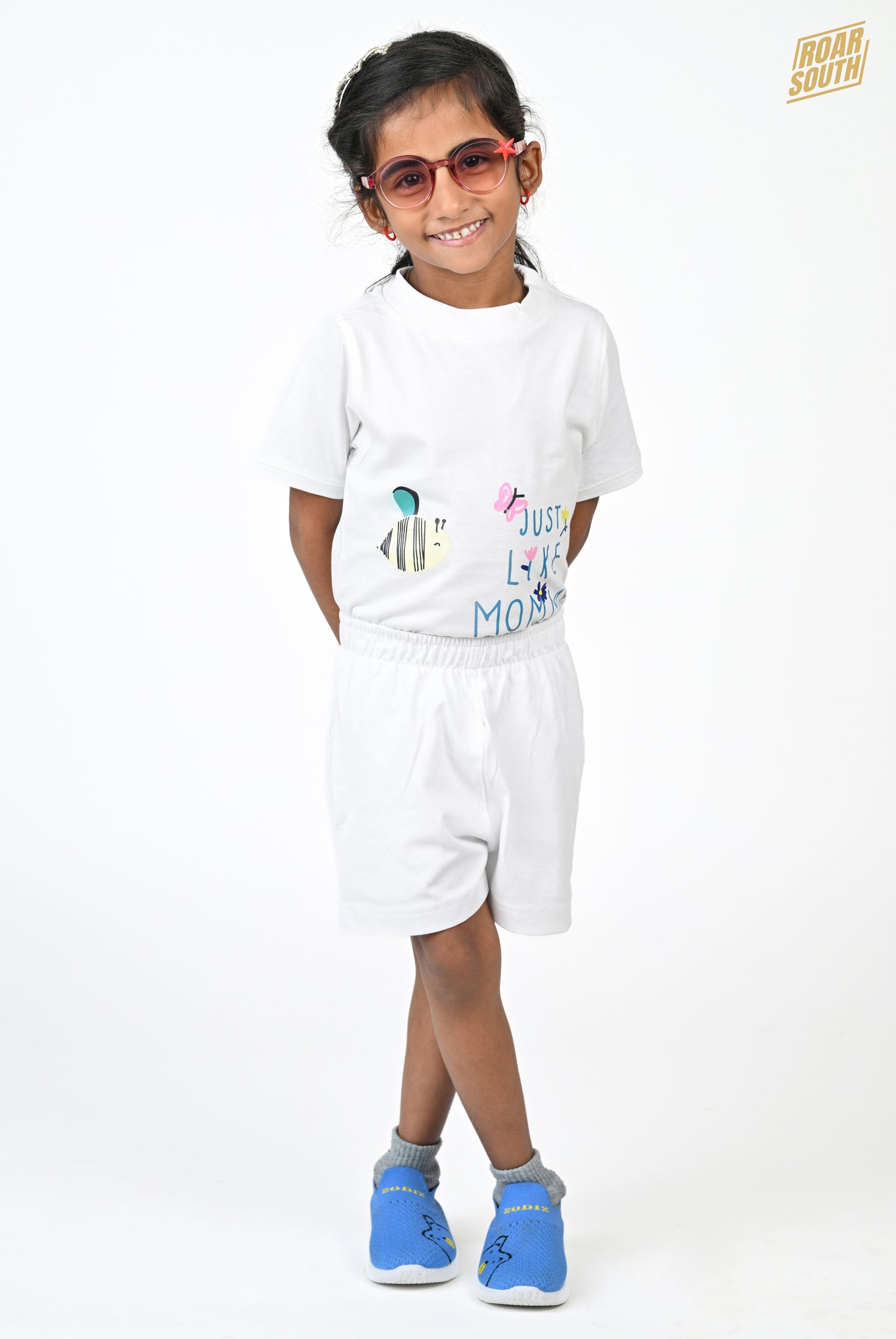 Bright Girl Kids T-shirt with Shorts
