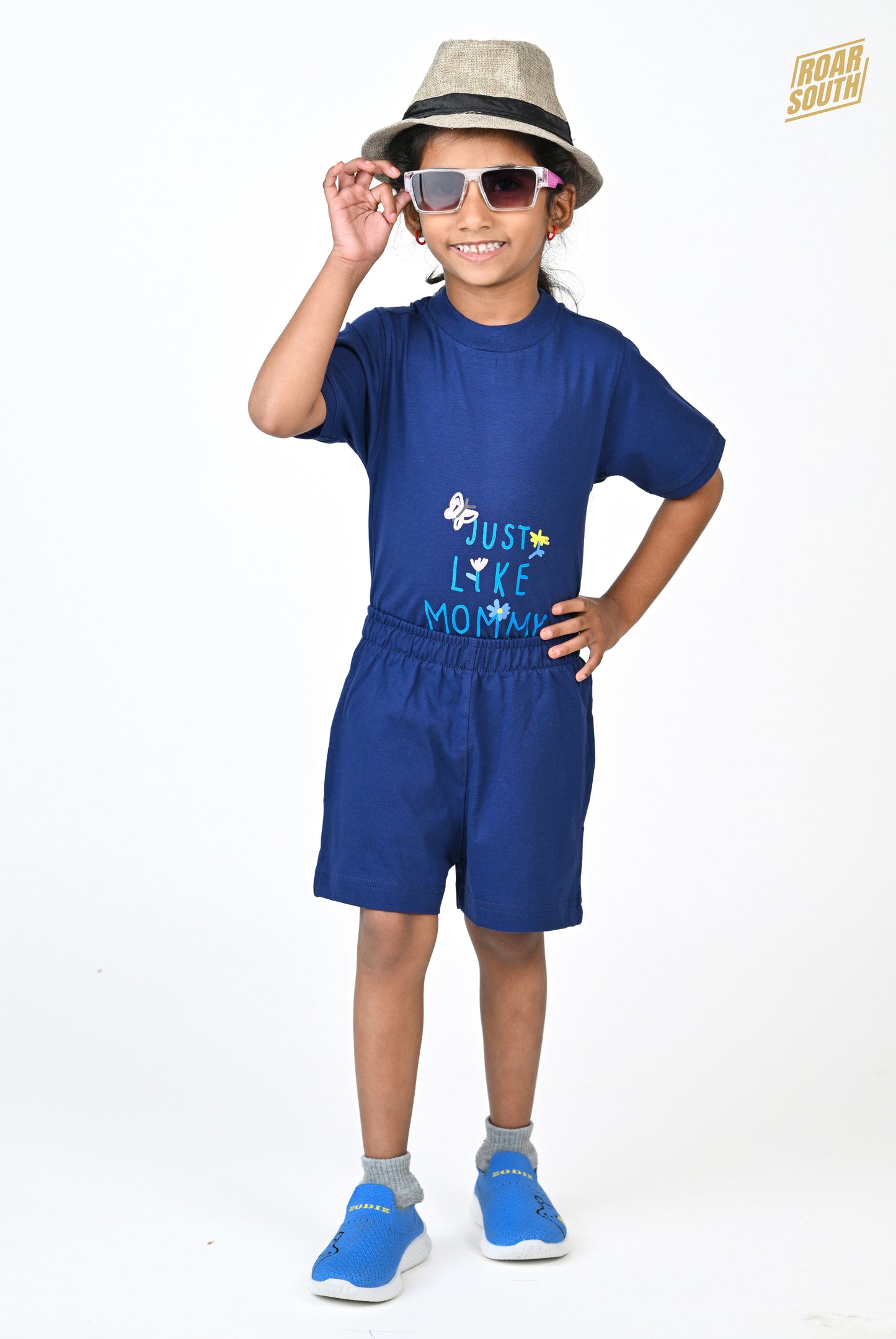 Bright Girl Kids T-shirt with Shorts