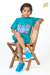 Bright Girl Kids T-shirt with Shorts