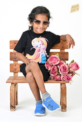 Bright Girl Kids T-shirt with Shorts