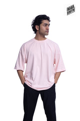 Drop Shoulder Plain T-shirts