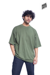 Drop Shoulder Plain T-shirts