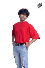 Drop Shoulder Plain T-shirts