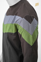 Striped Lycra Sweat Shirt