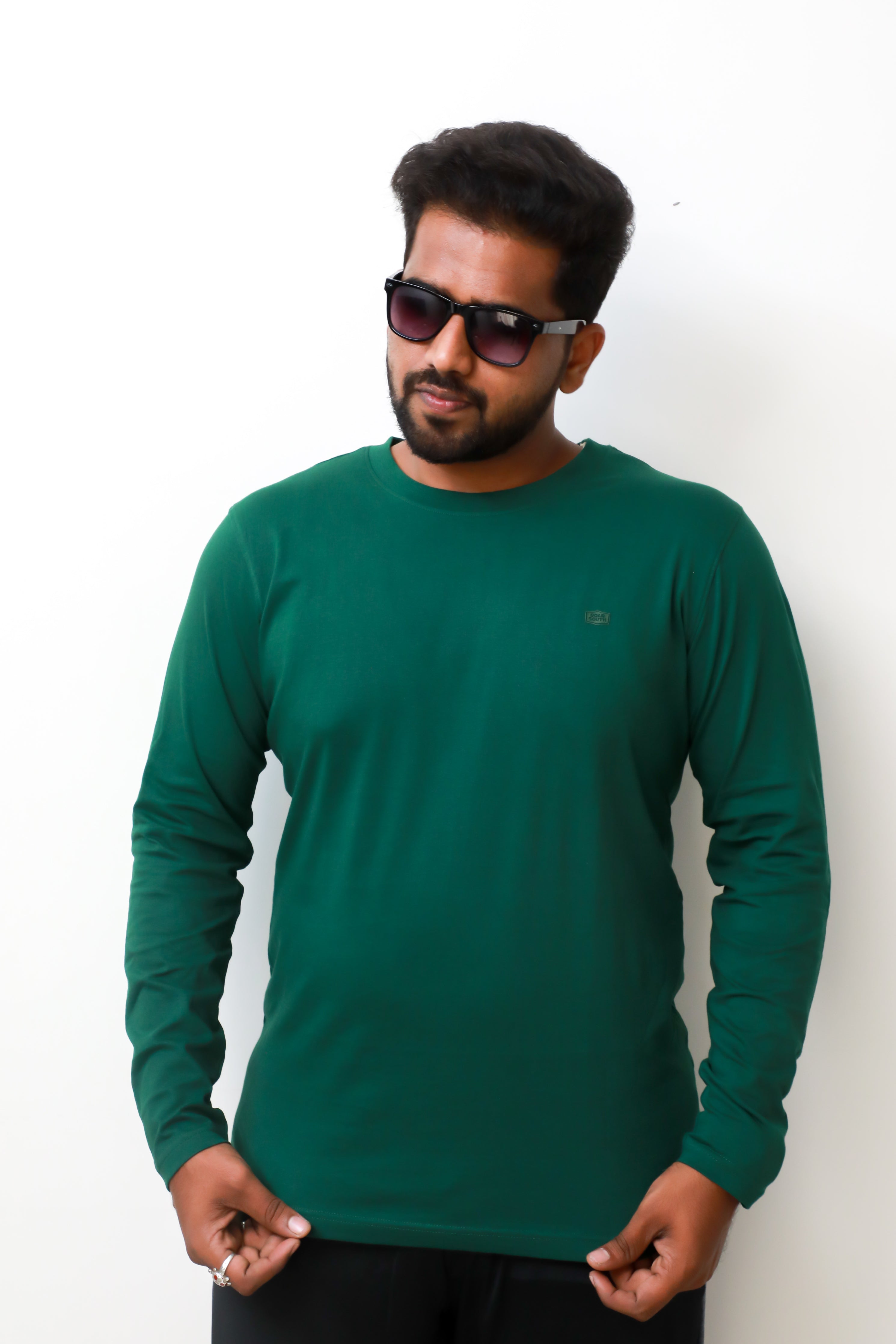 Gold Premium Green Full Sleeve T Shirt RoarSouth