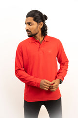 Plain Full Hand Premium Collared Tshirt