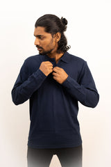 Plain Full Hand Premium Collared Tshirt