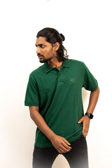 Plain Half Hand Premium Collared Tshirt