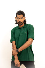 Plain Half Hand Premium Collared Tshirt