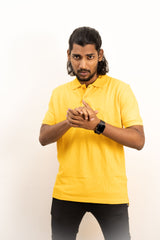 Plain Half Hand Premium Collared Tshirt