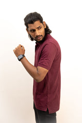 Plain Half Hand Premium Collared Tshirt