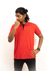 Tipping Half Hand Premium Collared Tshirt