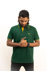 Tipping Half Hand Premium Collared Tshirt