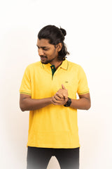 Tipping Half Hand Premium Collared Tshirt