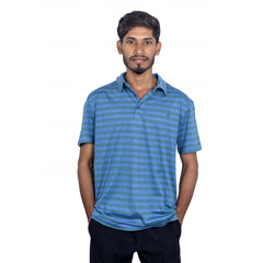 Skyline Striped Half Sleeve Polo T-Shirt
