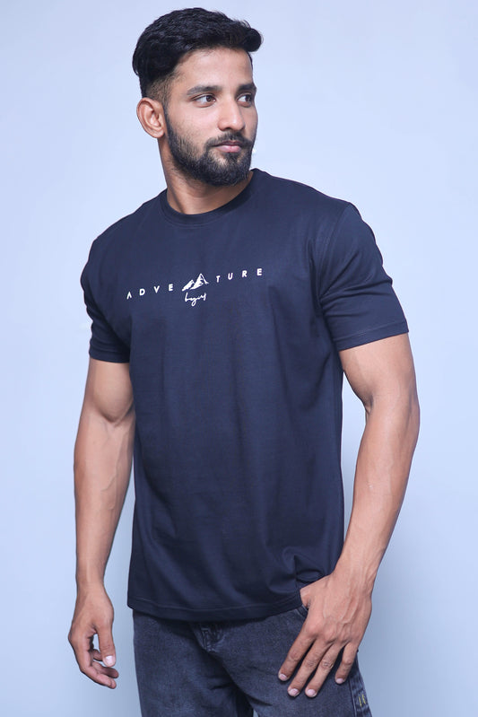 Adventure Begins Half Sleeve T-Shirt