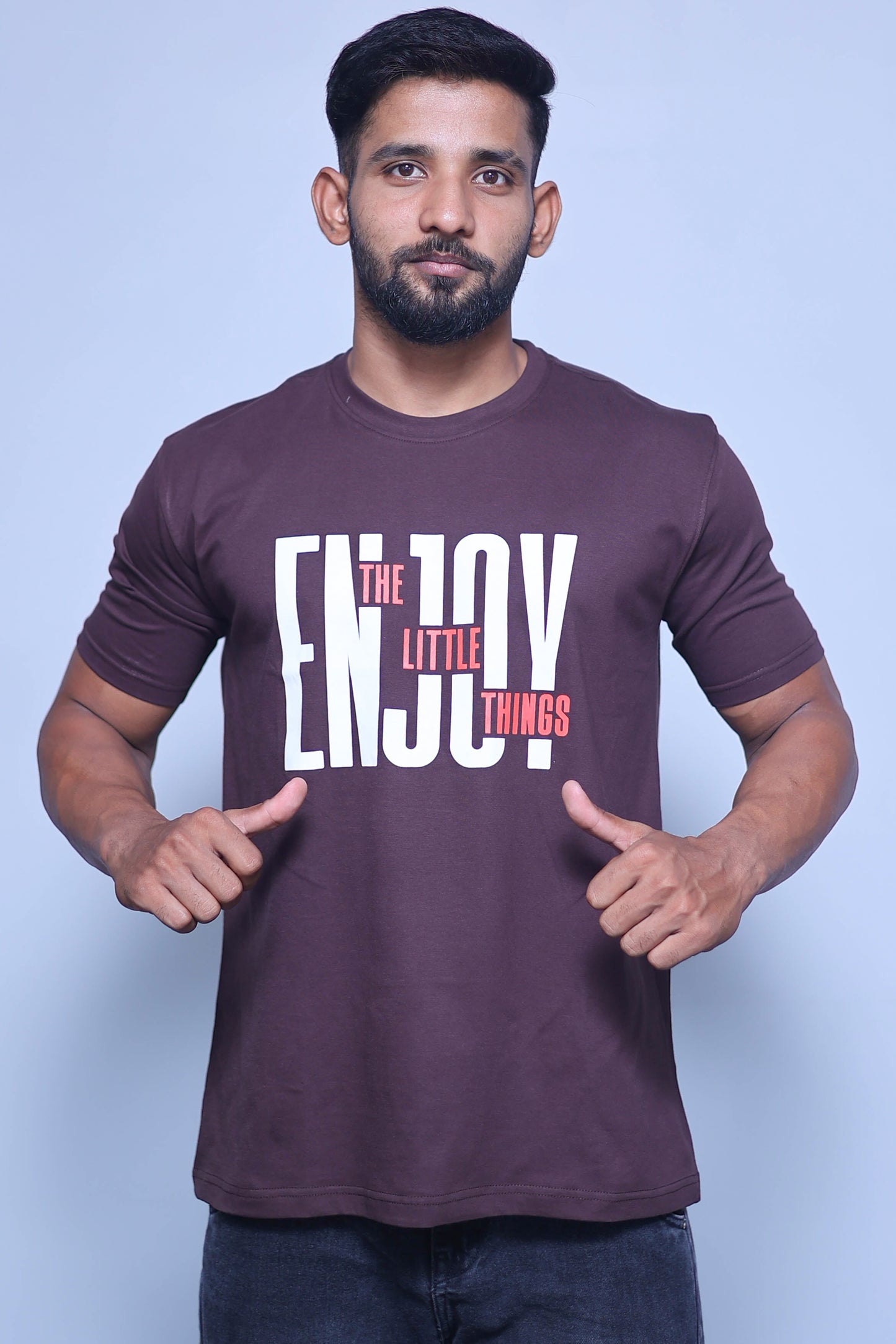 Enjoy The Little Things Half Sleeve T-Shirt