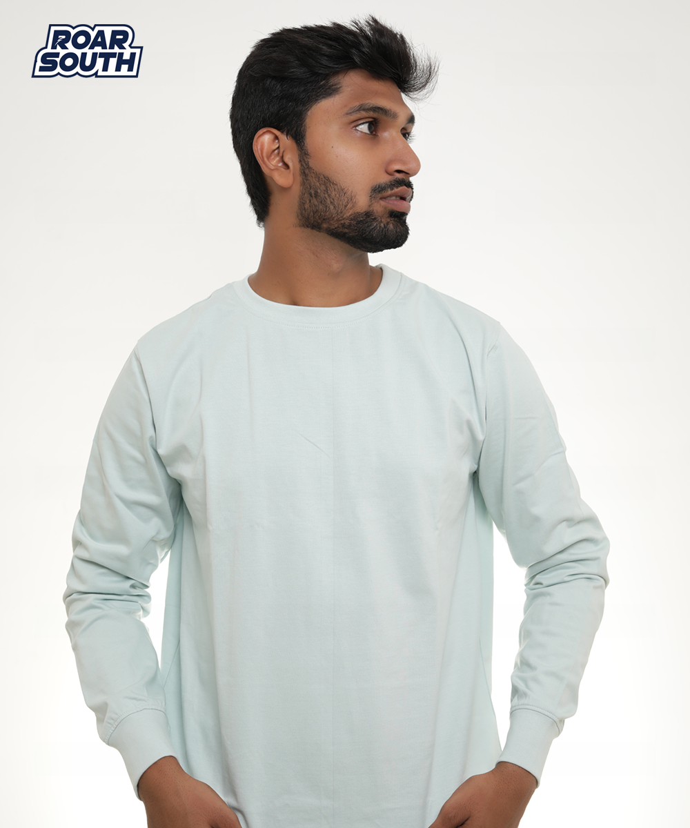 Pure Cotton Solid Sweat Shirt