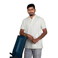 Classic Mandarin Collar T-Shirt