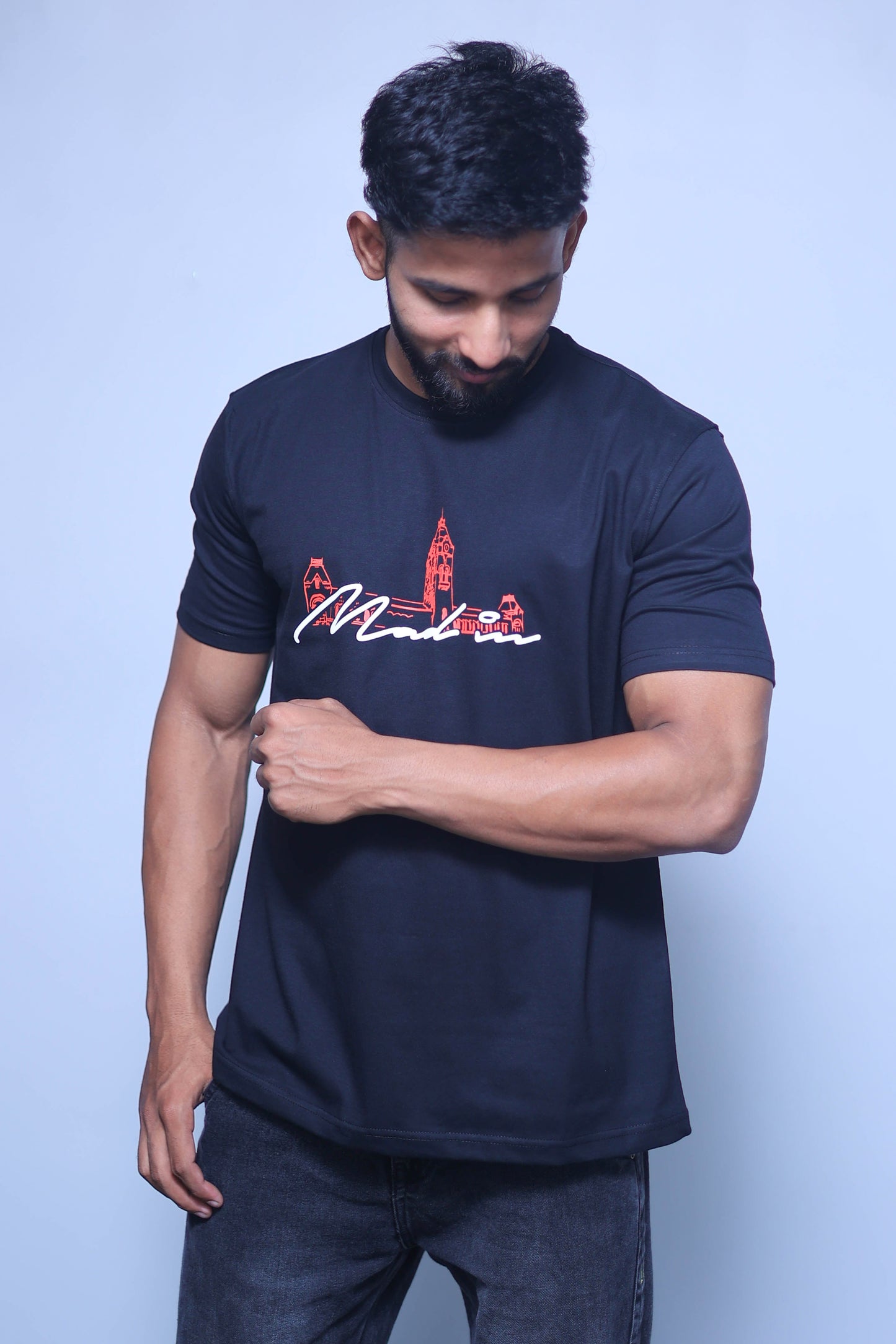 Mad in Madras Half Sleeve T-Shirt