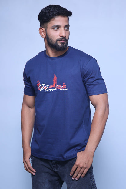 Mad in Madras Half Sleeve T-Shirt