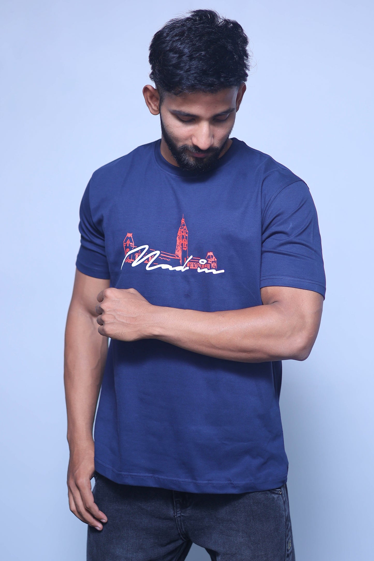 Mad in Madras Half Sleeve T-Shirt