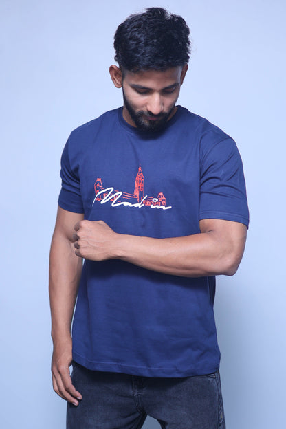 Mad in Madras Half Sleeve T-Shirt