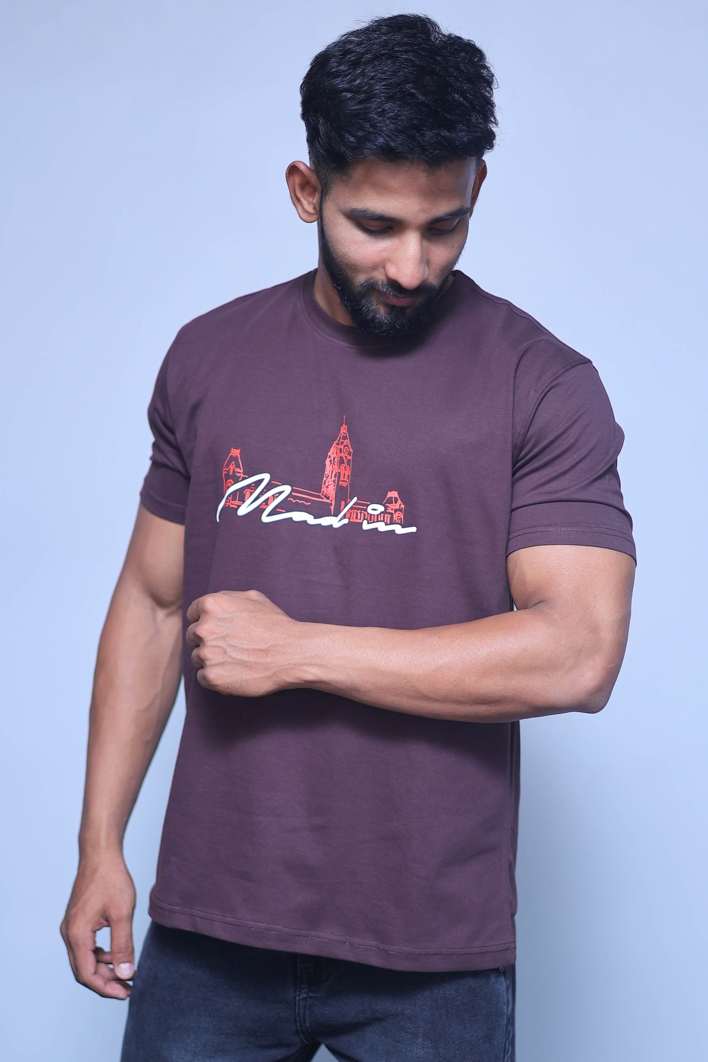 Mad in Madras Half Sleeve T-Shirt