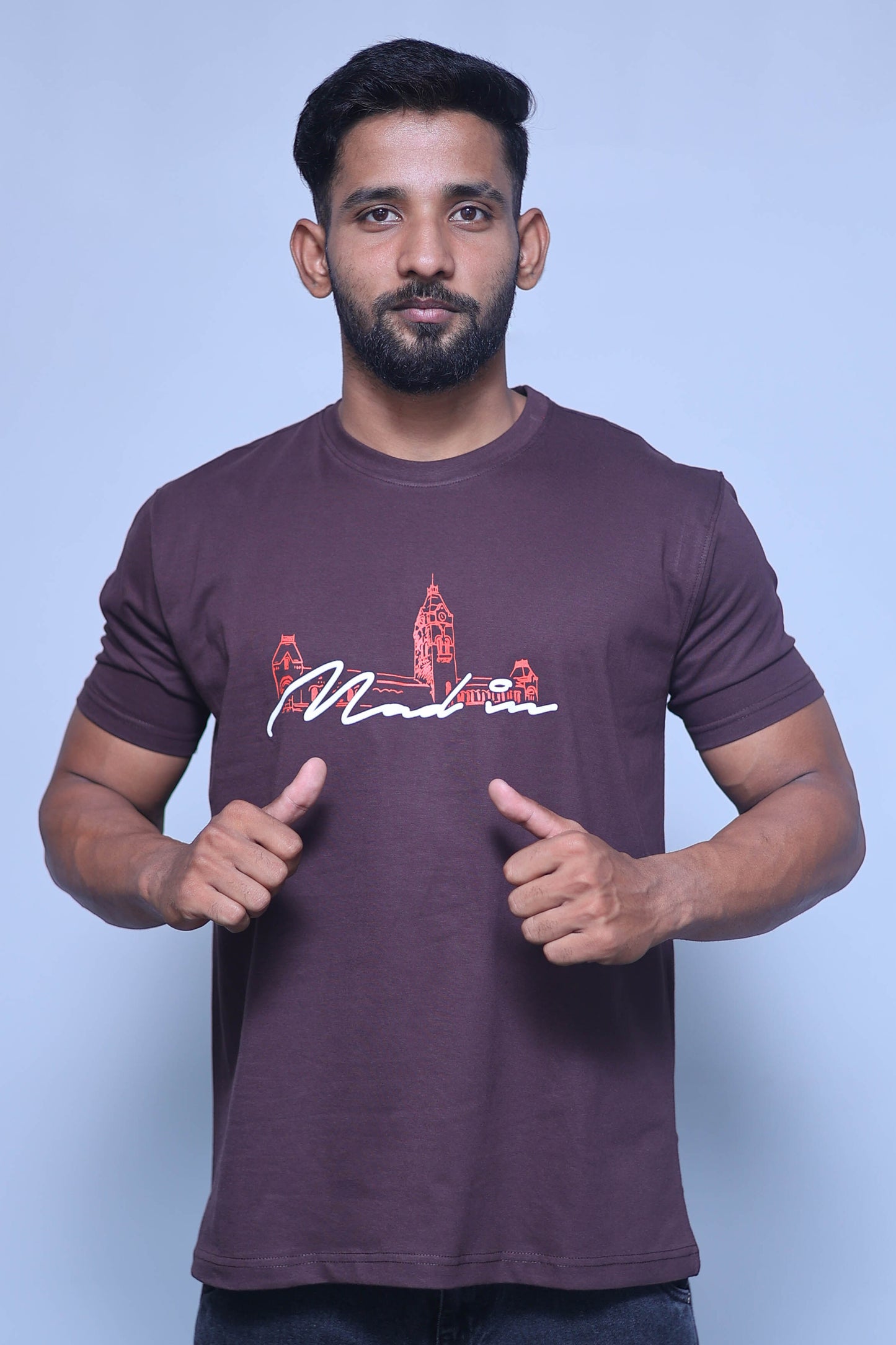 Mad in Madras Half Sleeve T-Shirt