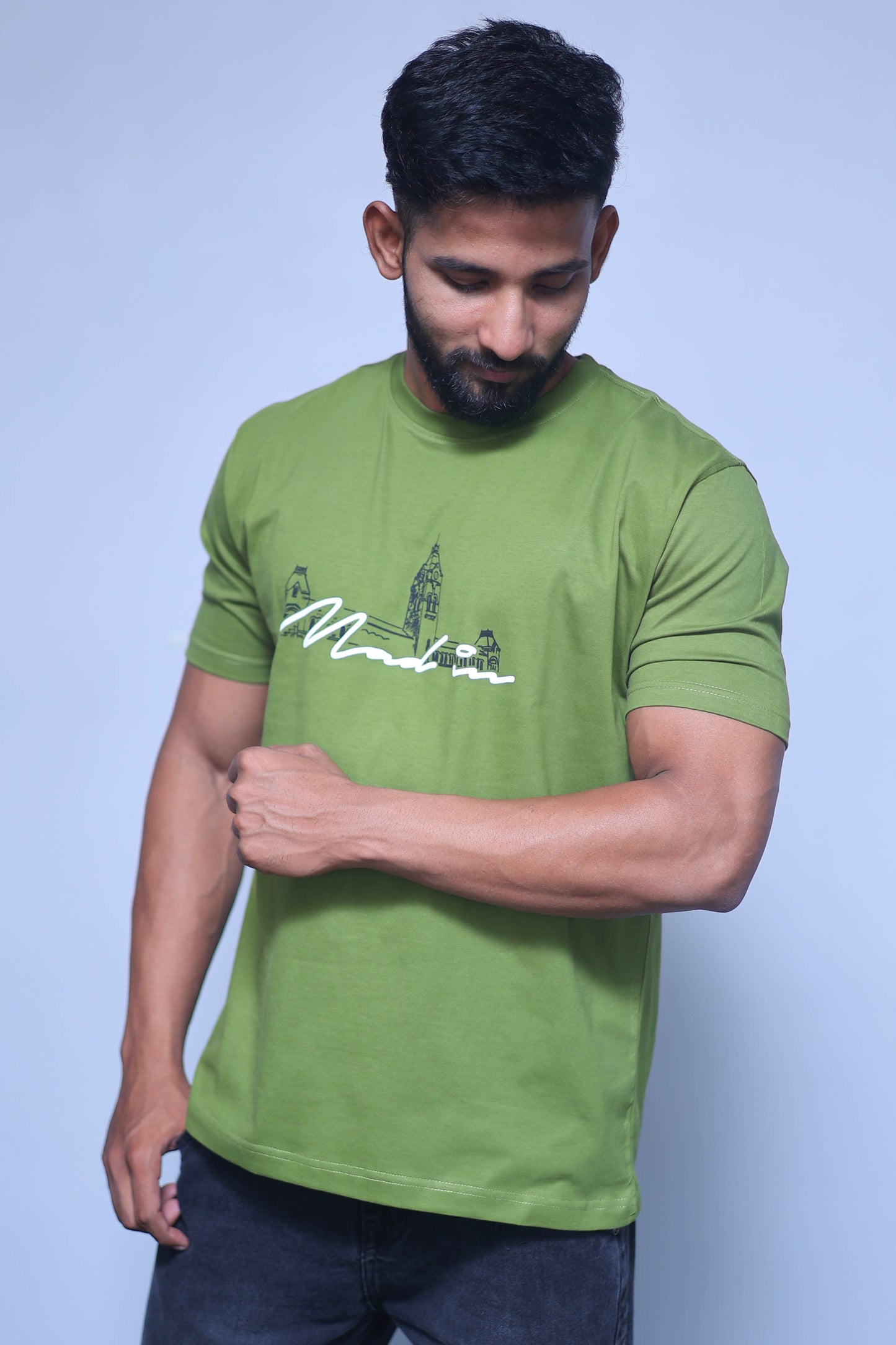 Mad in Madras Half Sleeve T-Shirt