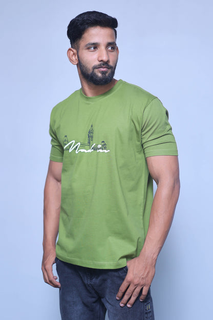 Mad in Madras Half Sleeve T-Shirt