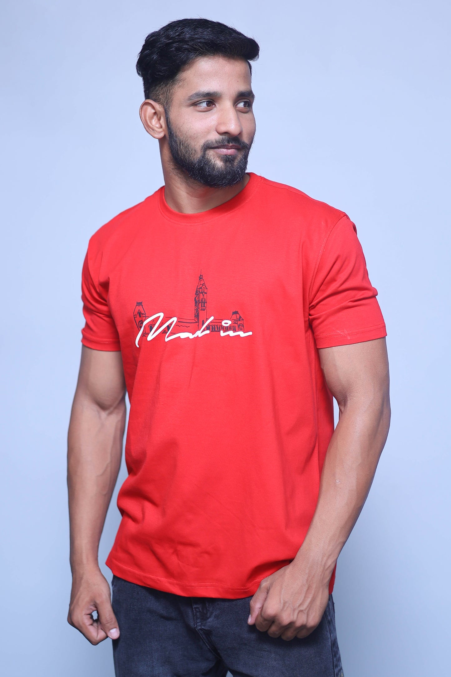 Mad in Madras Half Sleeve T-Shirt