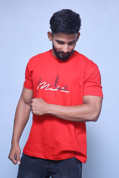 Mad in Madras Half Sleeve T-Shirt