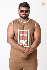 Sleeveless T-Shirt with Shorts