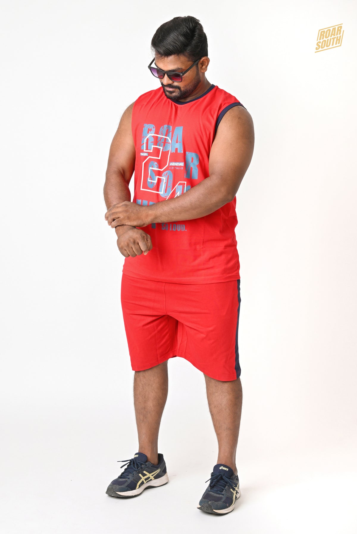 Sleeveless T-Shirt with Shorts