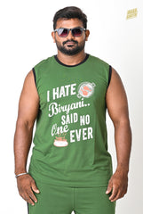 Sleeveless T-Shirt with Shorts